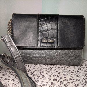 Nine West Faux alligator skin clutch sized purse